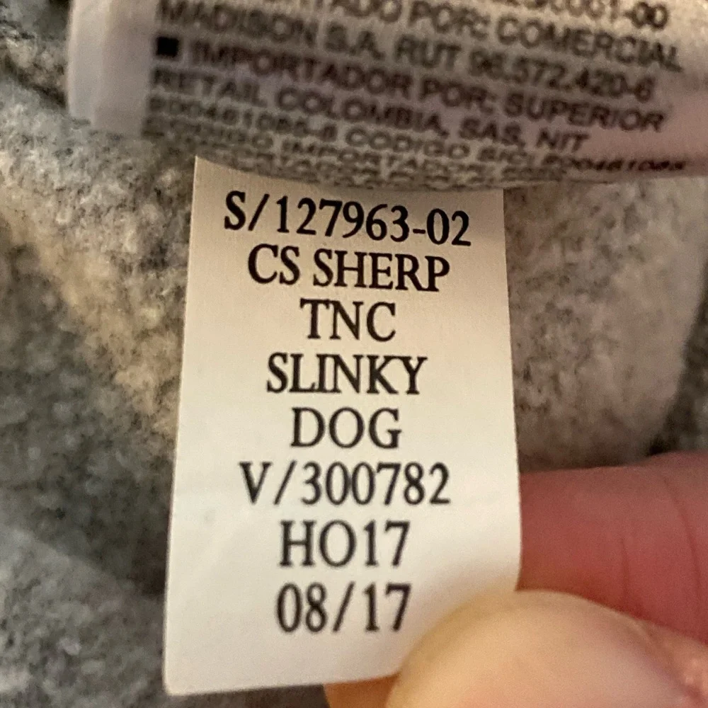 Baby Gap Gray Fuzzy Wolf Sweatshirt Size 3